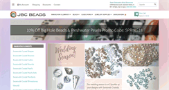Desktop Screenshot of jbcbeads.com
